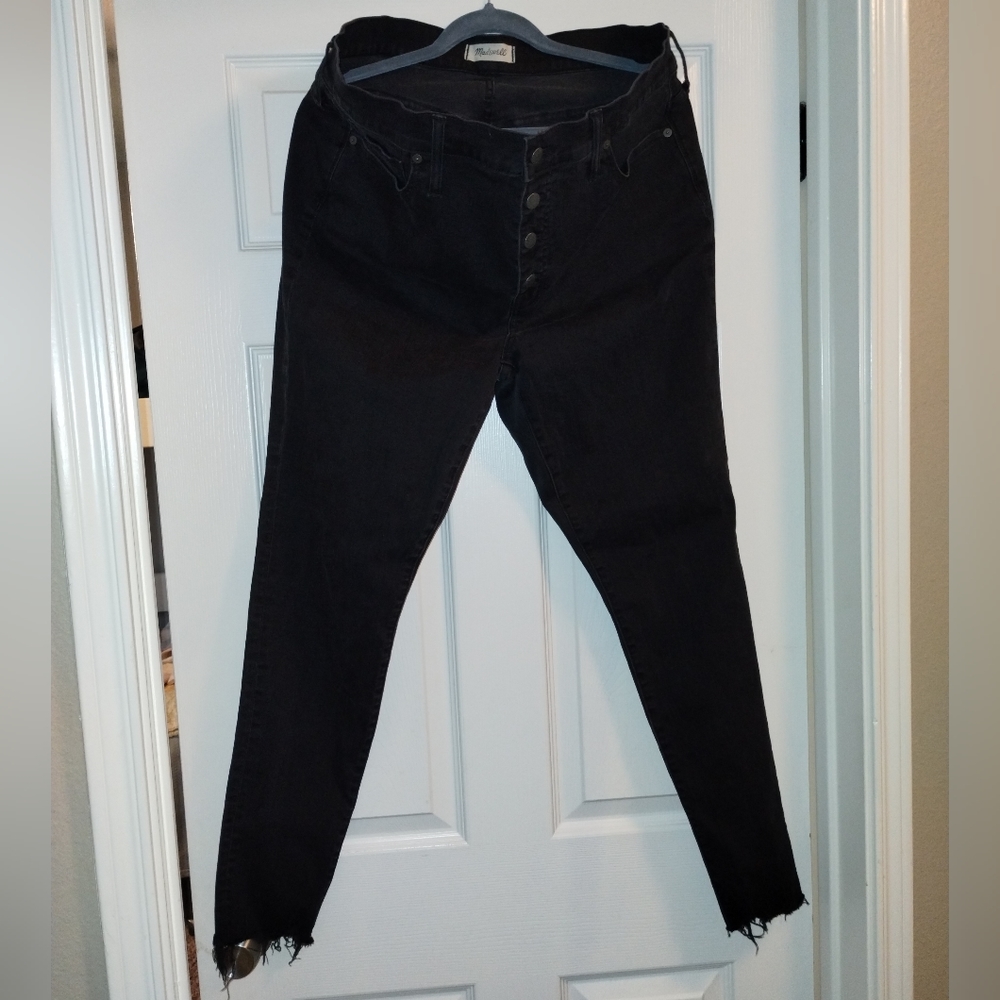 Madewell high-rise skinny jeans, size 34 Tall